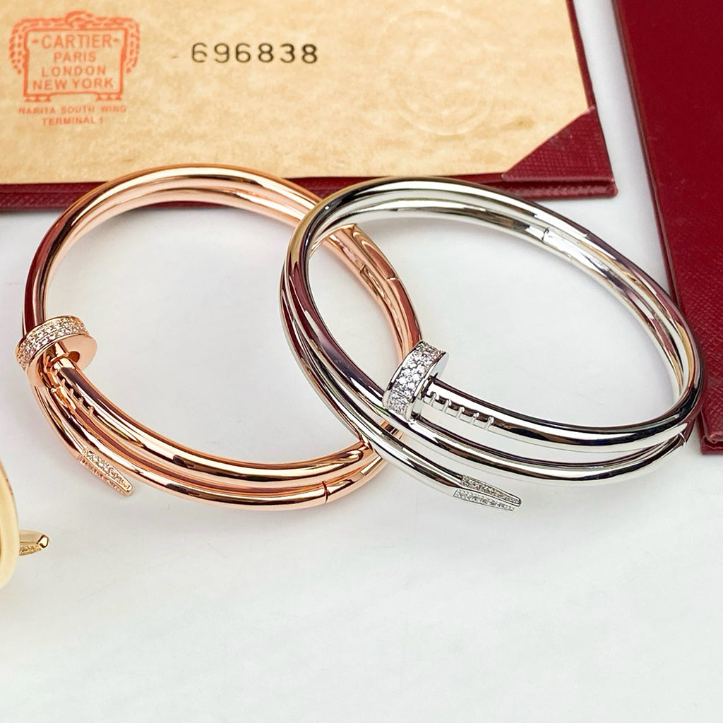 [Raffine]JUSTE BRACELET 3.5MM DOUBLE ROW DIAMOND