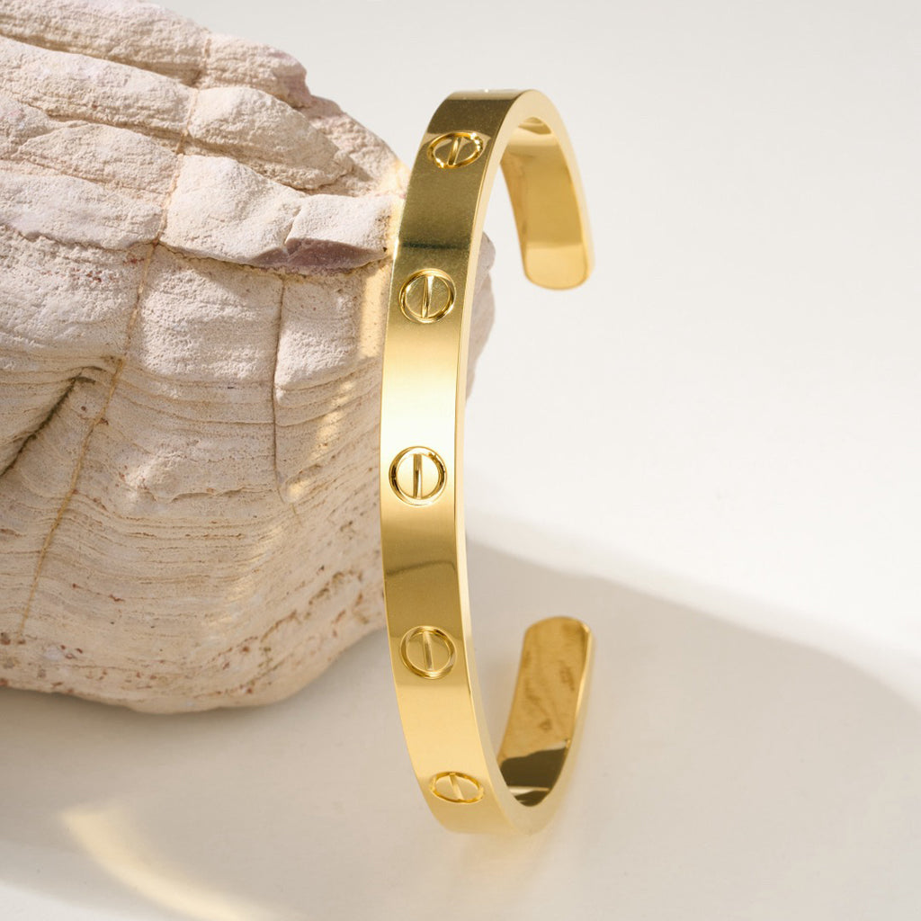 [Raffine]LOVE BRACELET 6.1MM OPEN CUFF