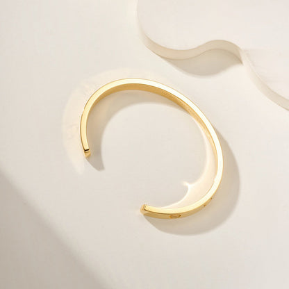 [Raffine]LOVE BRACELET 6.1MM OPEN CUFF