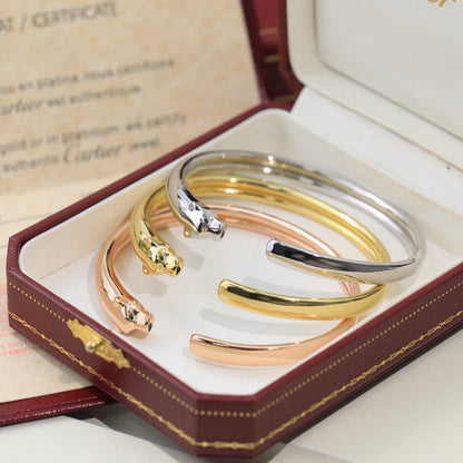 [Raffine]PANTHERE OPEN BRACELET