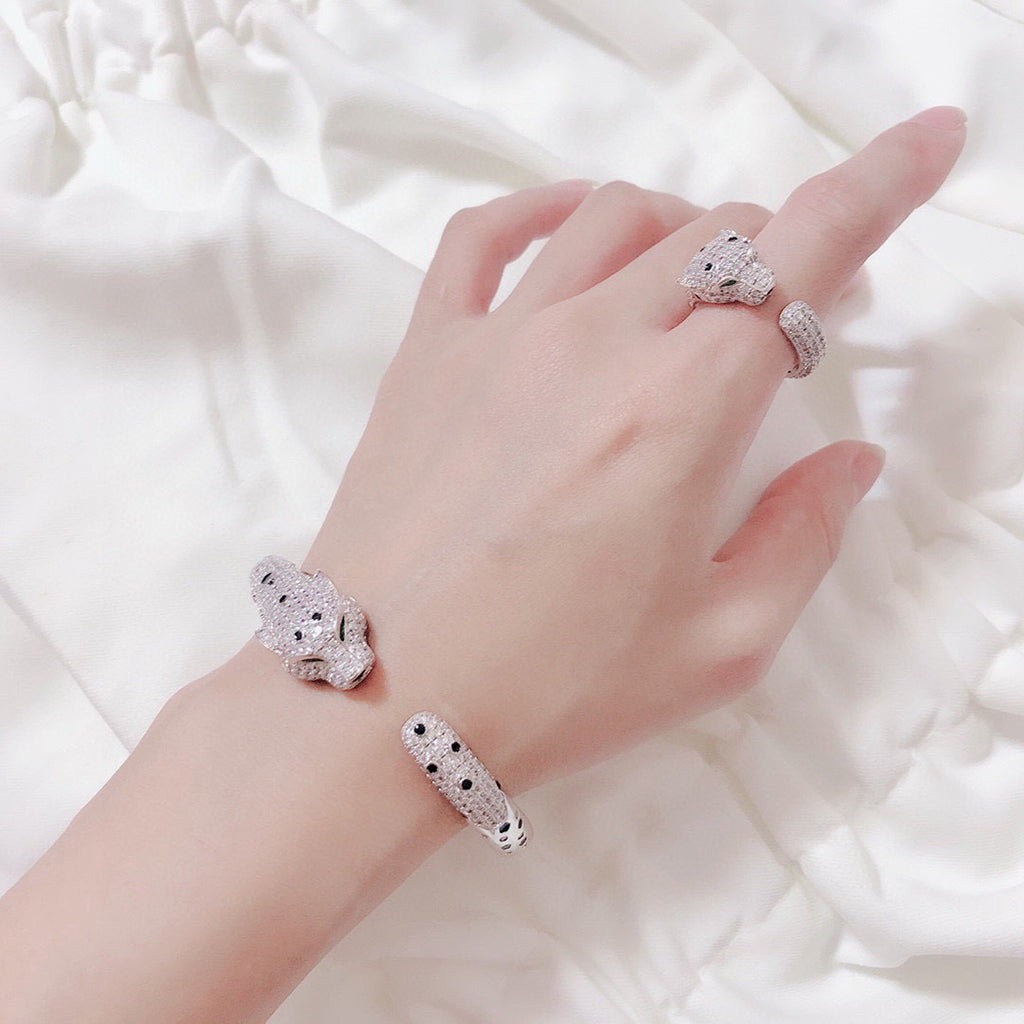 [Raffine]PANTHERE BIG BRACELET DIAMONDS