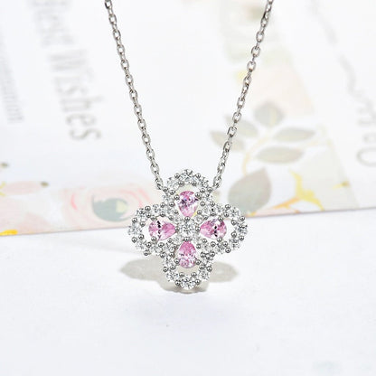 [Raffine] COLLAR DE LAZO CON MOTIVO COMPLETO DE DIAMANTE DE 16 MM EN MÚLTIPLES COLORES