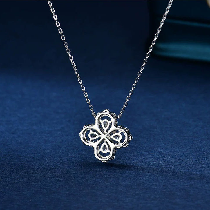 [Raffine] COLLAR DE LAZO CON MOTIVO COMPLETO DE DIAMANTE DE 16 MM EN MÚLTIPLES COLORES