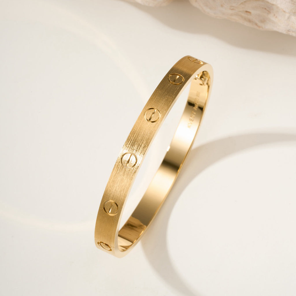 [Raffine]LOVE BRACELET 6.1MM BRUSHED