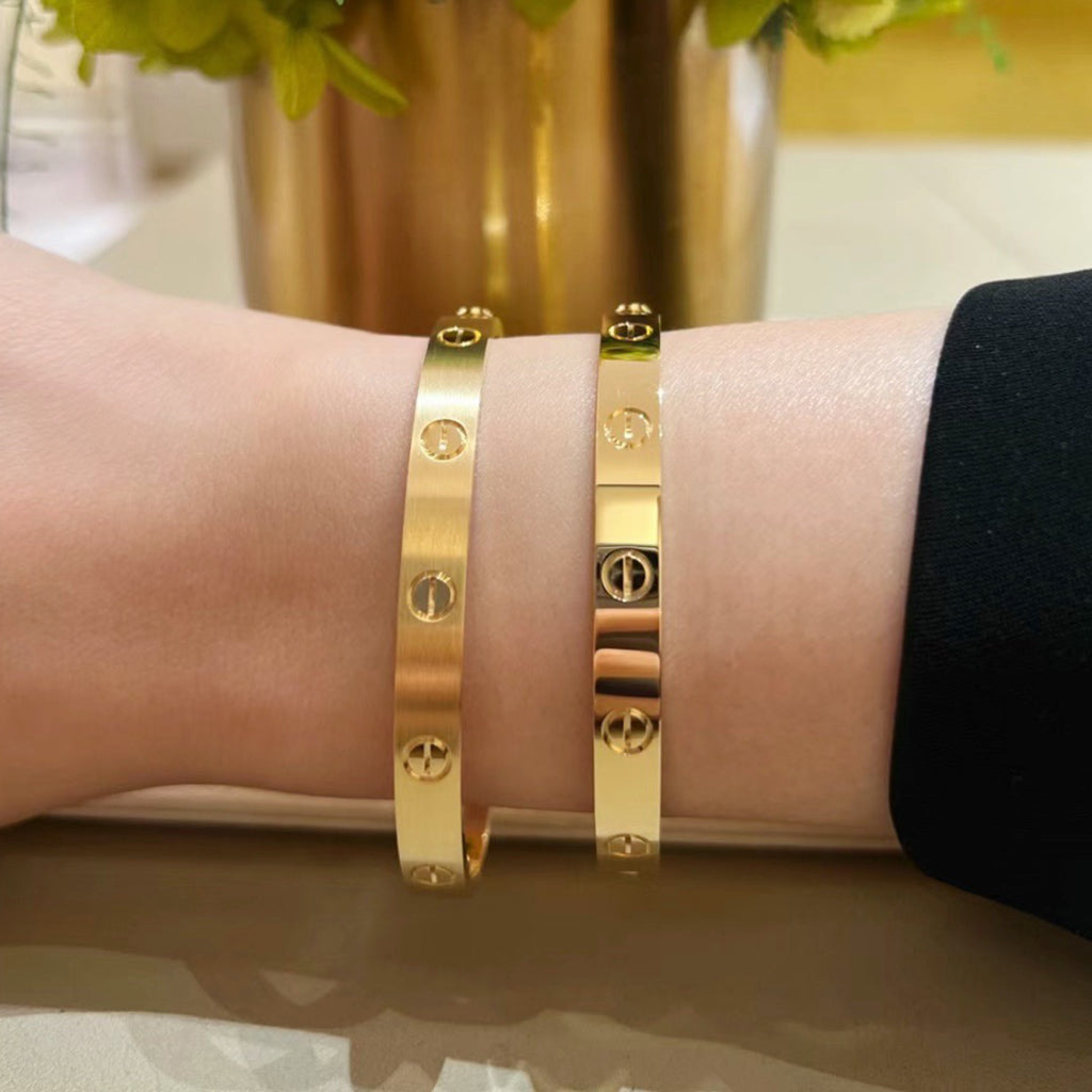 [Raffine]LOVE BRACELET 6.1MM BRUSHED