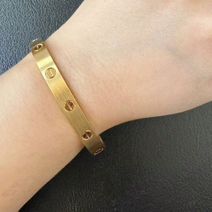 [Raffine]LOVE BRACELET 6.1MM BRUSHED