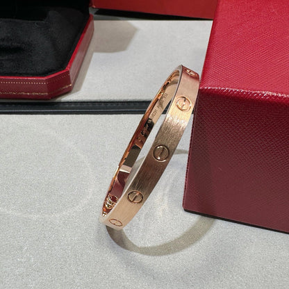 [Raffine]LOVE BRACELET 6.1MM BRUSHED