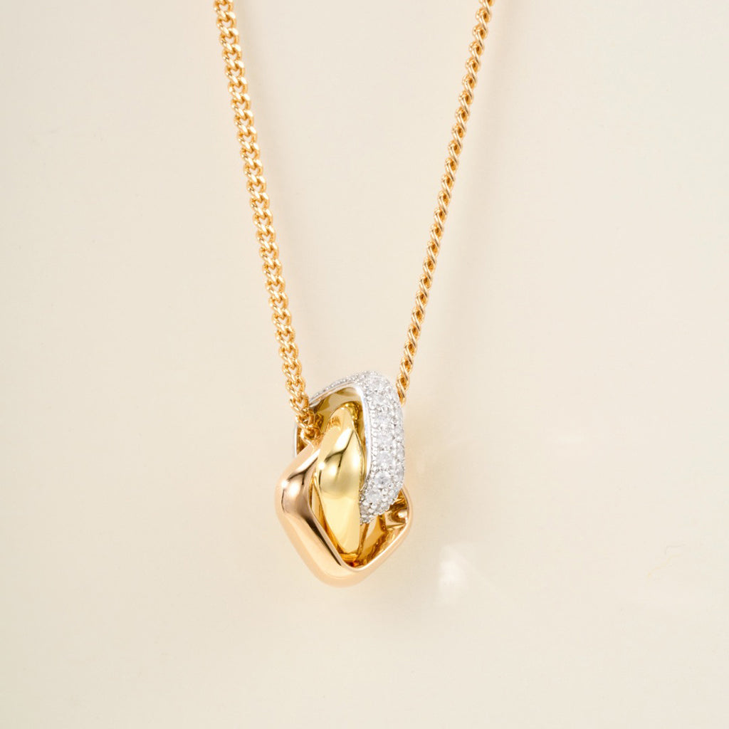 [Raffine]TRINITY CUSHION NECKLACE COLLECTION