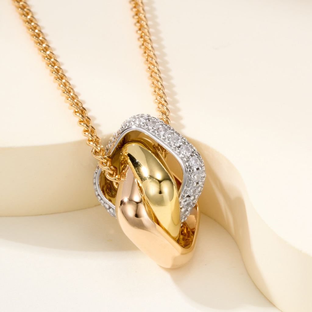 [Raffine]TRINITY CUSHION NECKLACE COLLECTION