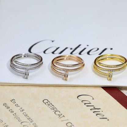 [Raffine]JUSTE RING 4.8MM FULL DIAMOND