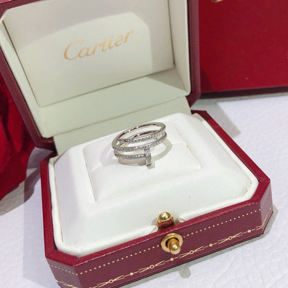 [Raffine]JUSTE RING 4.8MM FULL DIAMOND