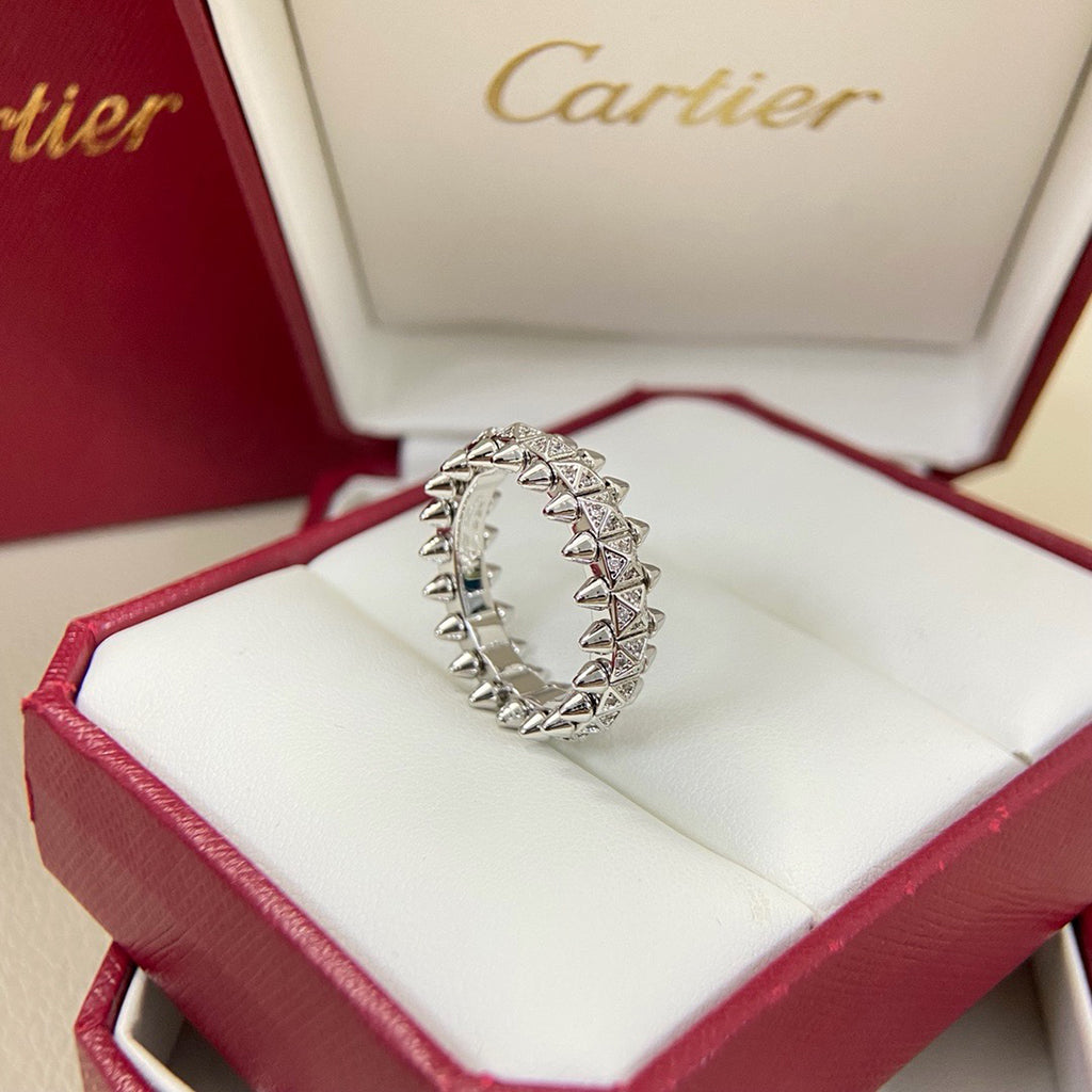 [Raffine]CLASH 6.4MM SMALL FULL DIAMOND RING