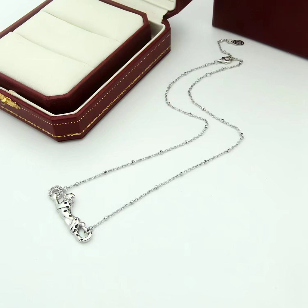 [Raffine]PANTHERE FULL DIAMOND NECKLACE