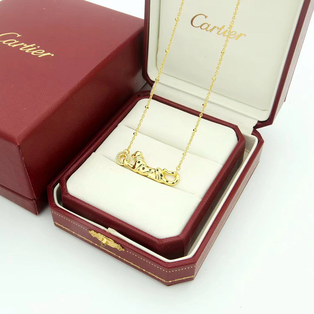 [Raffine]PANTHERE FULL DIAMOND NECKLACE