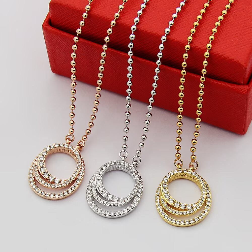 [Raffine]ETINCELLE  FULL DIAMOND NECKLACE