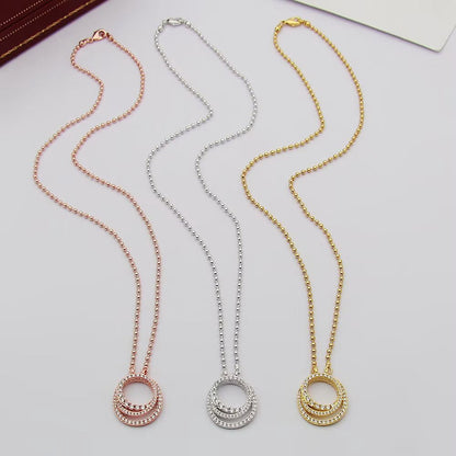 [Raffine]ETINCELLE  FULL DIAMOND NECKLACE