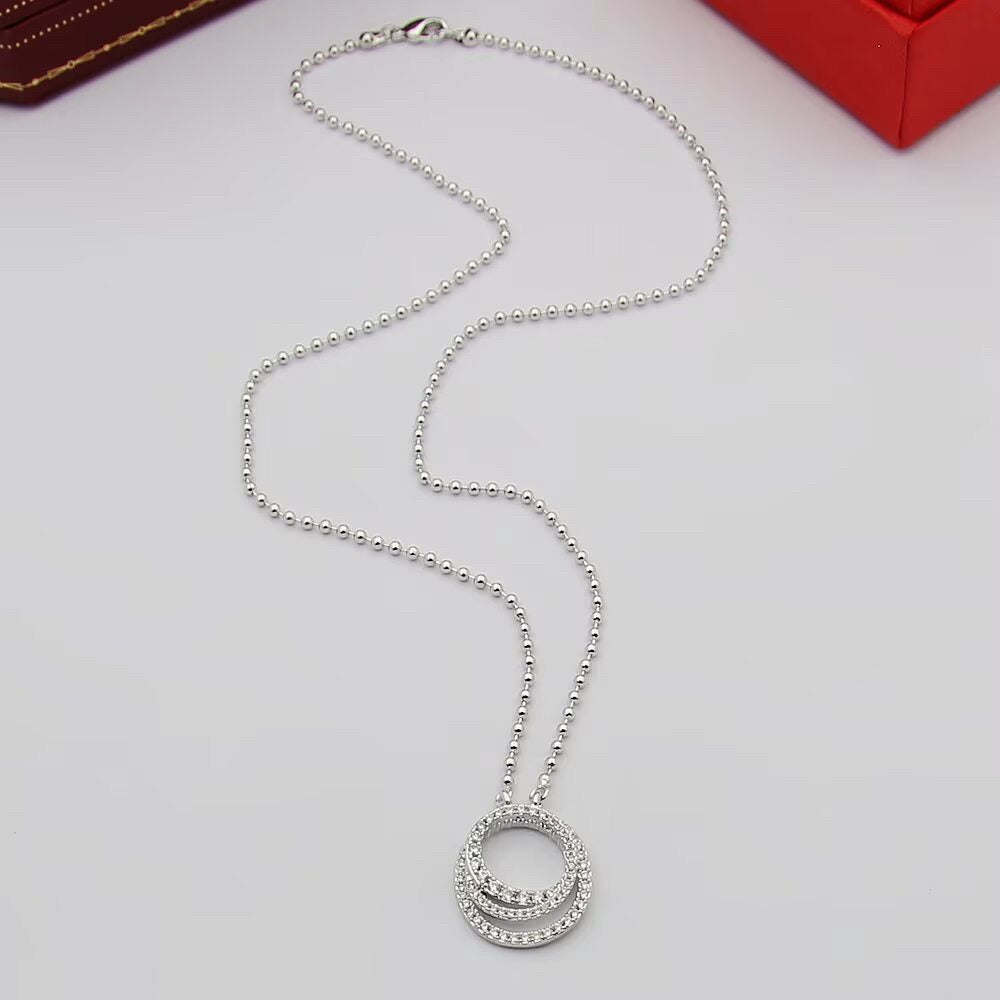 [Raffine]ETINCELLE  FULL DIAMOND NECKLACE