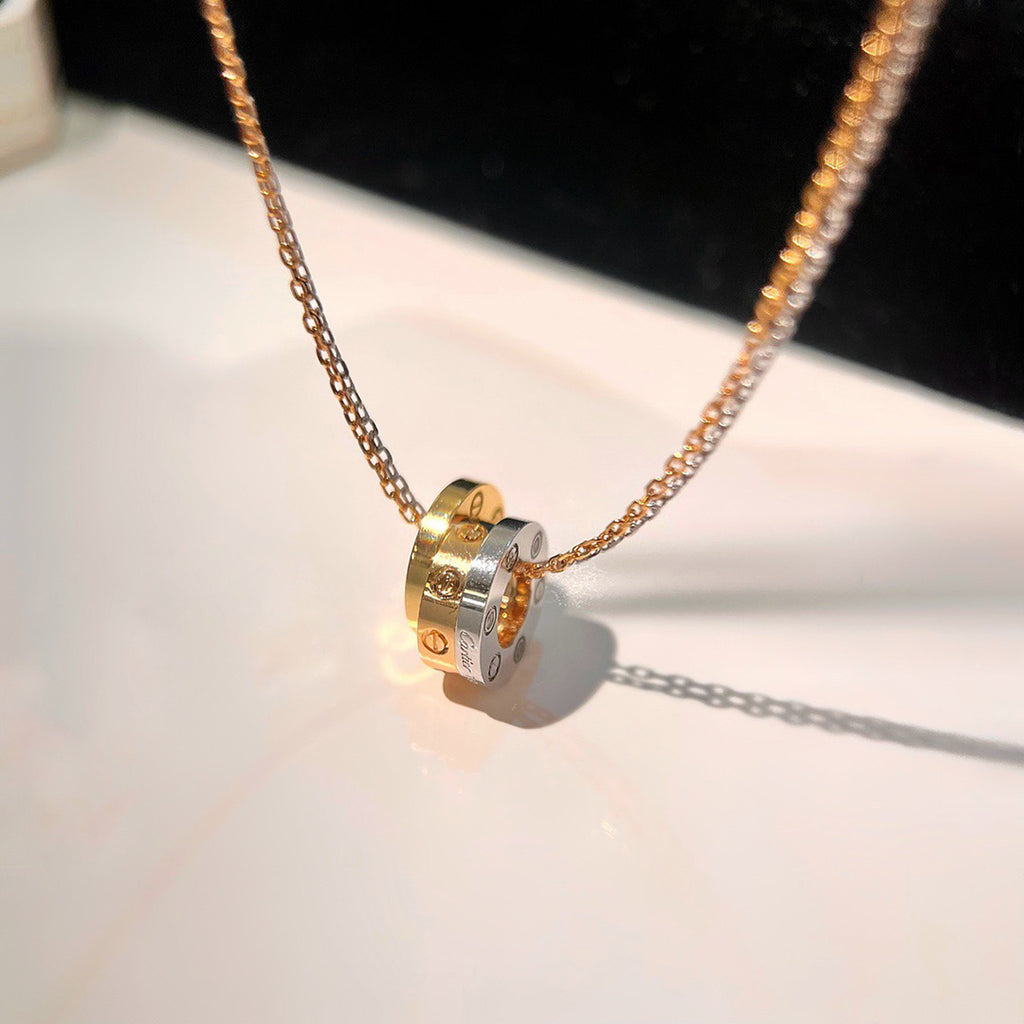 [Raffine]LOVE 6 DIAMOND PENDANT NECKLACE