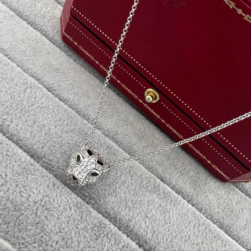 [Raffine]PANTHERE FULL DIAMOND NECKLACE