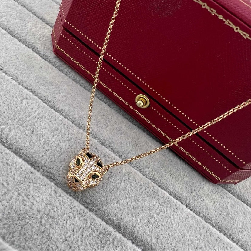 [Raffine]PANTHERE FULL DIAMOND NECKLACE