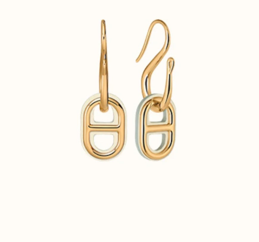[Raffine]Boucles d'oreilles en or HM O'MAILLON