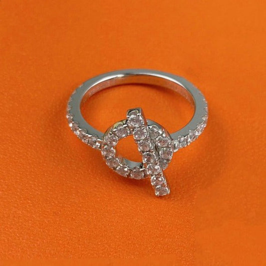 [Raffine]ECHAPPEE RING SILBER DIAMANT