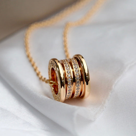 [Raffine]ZERO 1 ROSA GOLD DIAMANT HALSKETTE