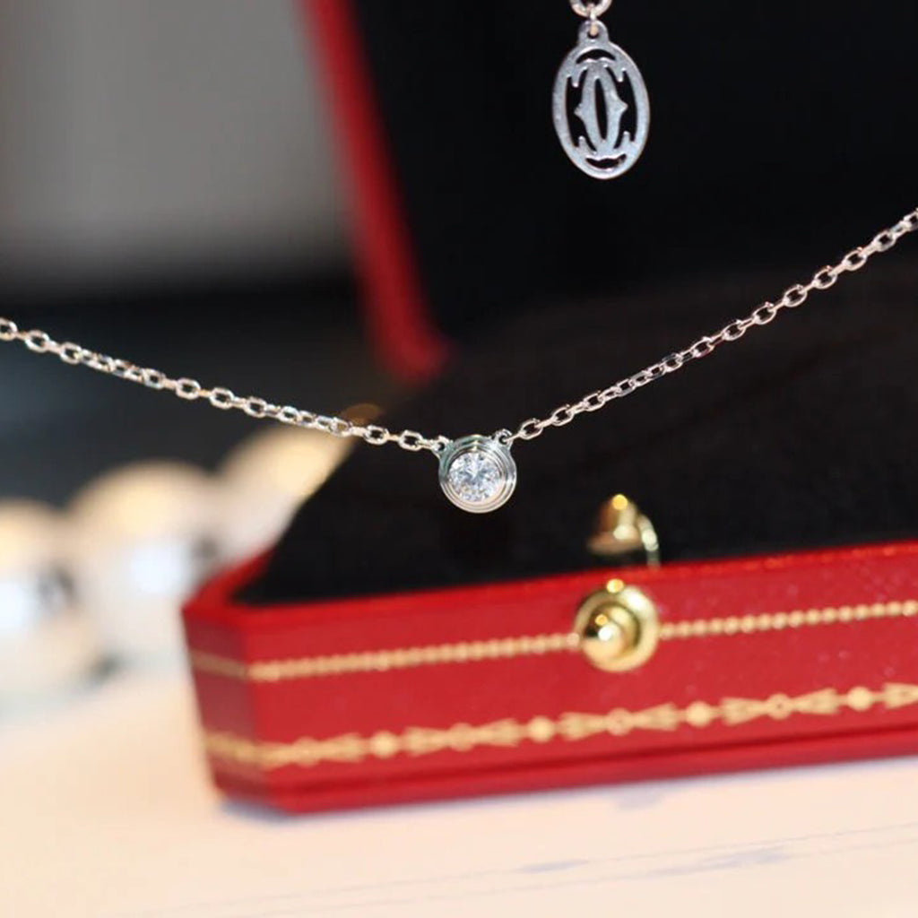 [Raffine]DAMOUR DIAMOND NECKLACE