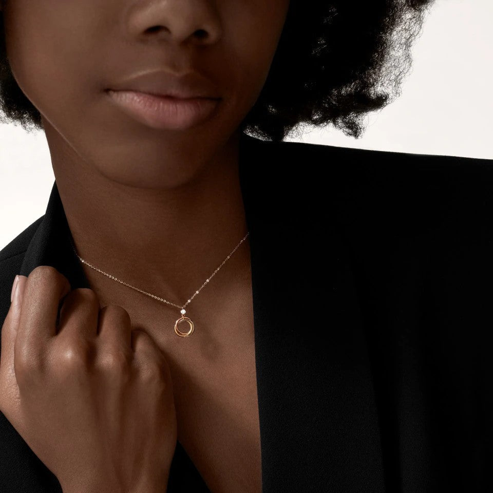 [Raffine]TRINITY  NECKLACE 1 DIAMOND