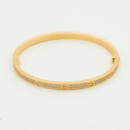 [RAFFINE]LOVE BRACELET 3.65MM DIAMOND-PAVED