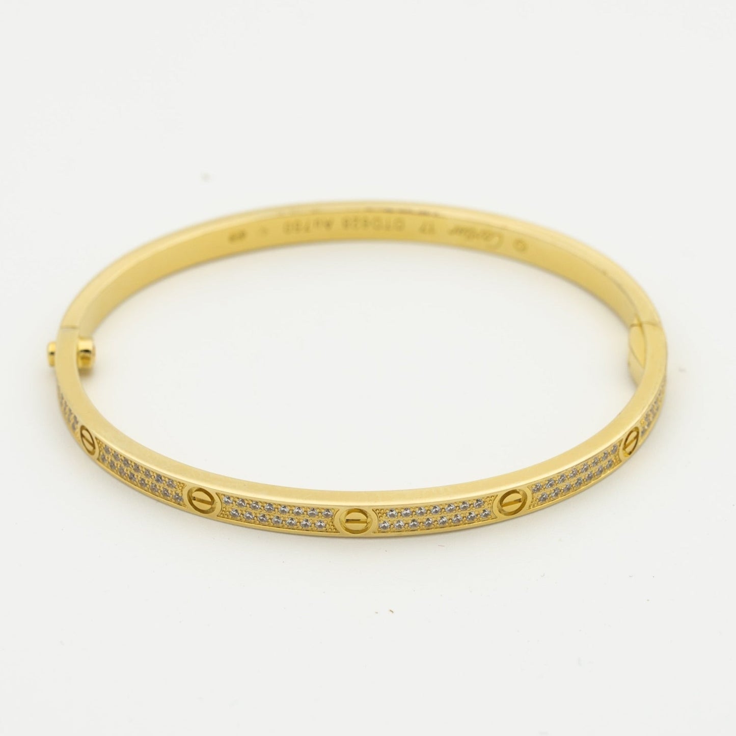 [RAFFINE]LOVE BRACELET 3.65MM DIAMOND-PAVED