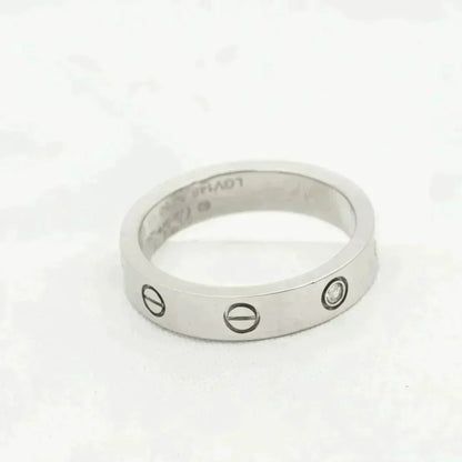 [RAFFINE] ANILLO DE AMOR 4MM 1 DIAMANTE PLATA