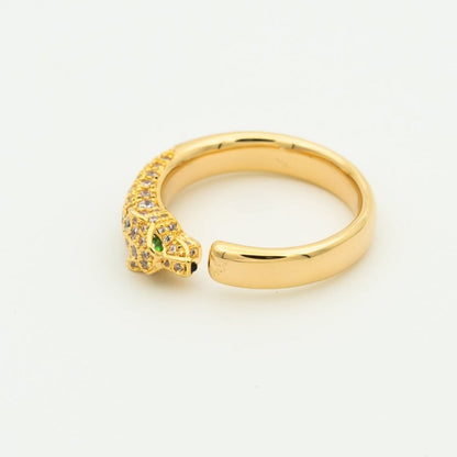 [RAFFINE] ANILLO PANTHERE DIAMANTE 7.3MM