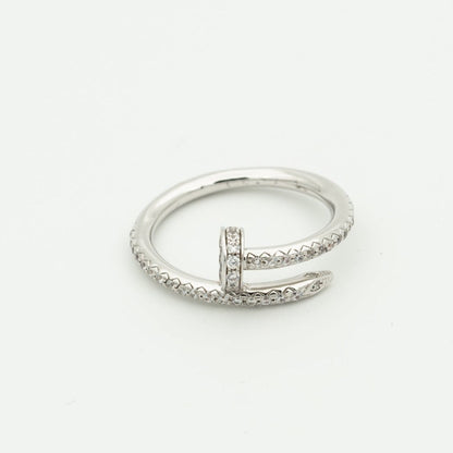 [Raffine]JUSTE RING 1,8 MM SILBERDIAMANTEN
