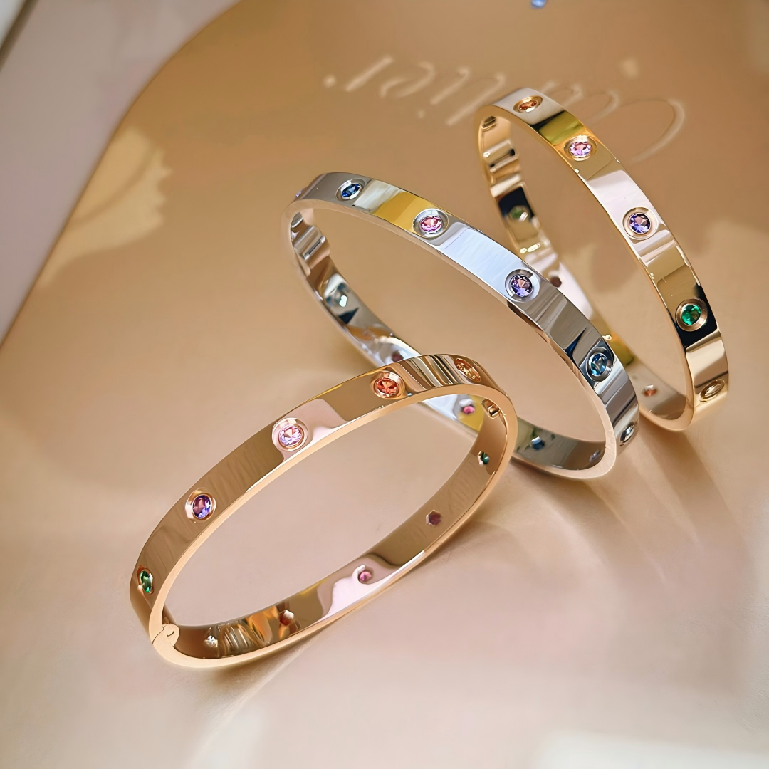 [RAFFINE]2026 RAINBOW LOVE BRACELET 6.1MM  10 DIAMONDS