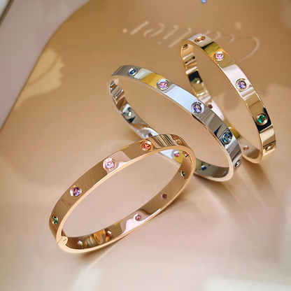[RAFFINE]2026 RAINBOW LOVE BRACELET 6.1MM  10 DIAMONDS
