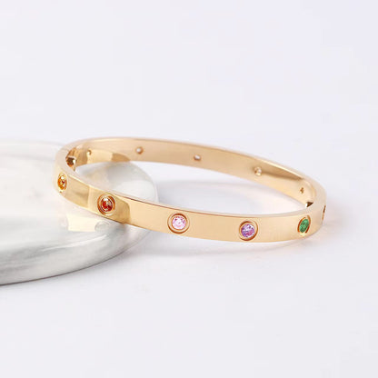 [RAFFINE]2026 RAINBOW LOVE BRACELET 6.1MM  10 DIAMONDS