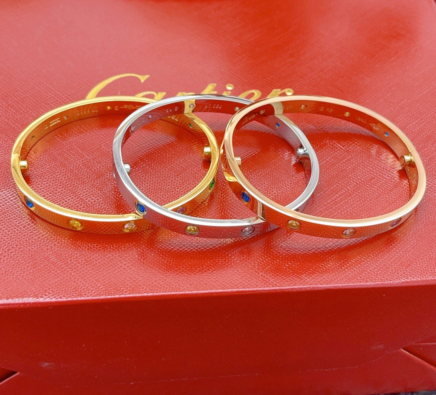 [RAFFINE]2026 RAINBOW LOVE BRACELET 6.1MM  10 DIAMONDS