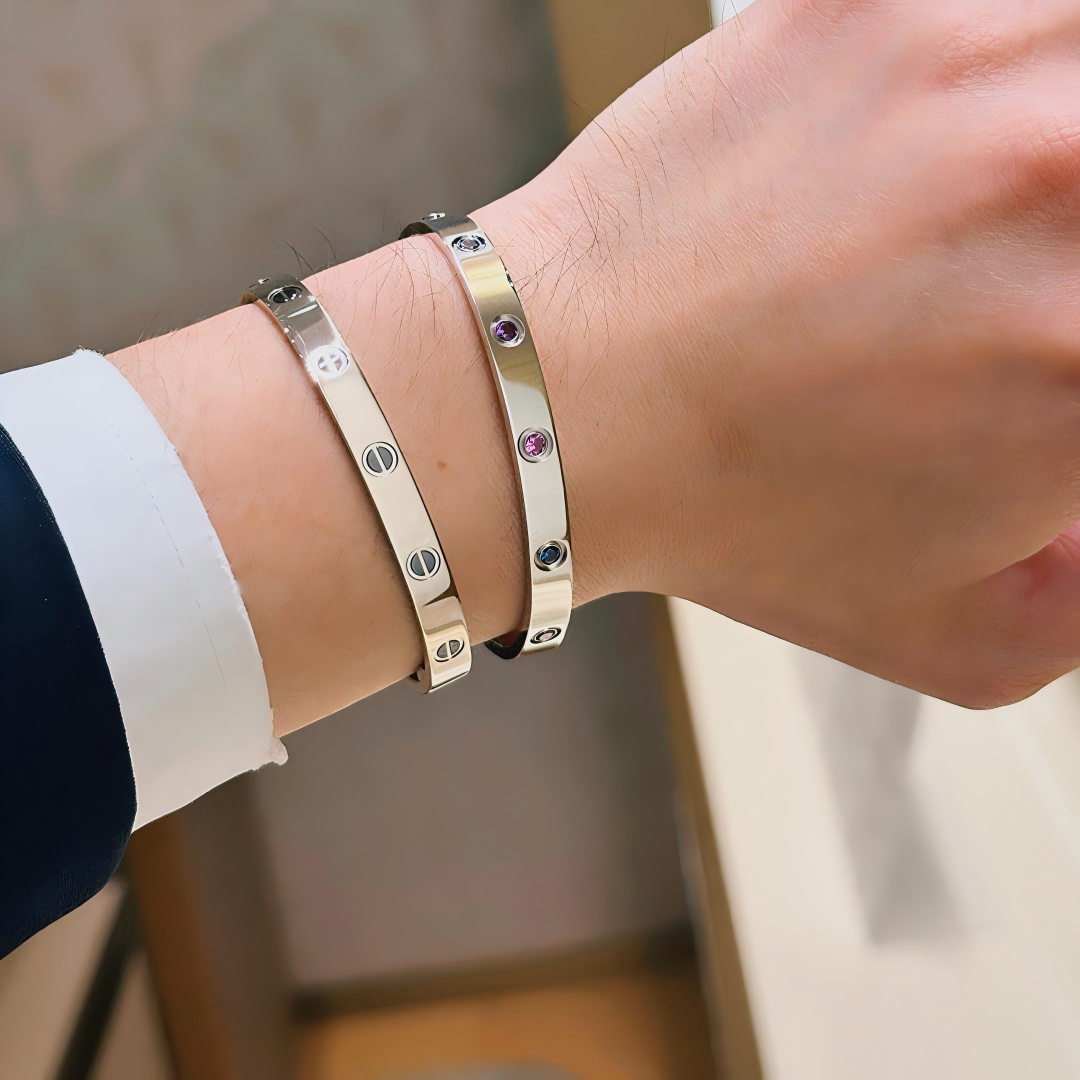 [RAFFINE]2026 RAINBOW LOVE BRACELET 6.1MM  10 DIAMONDS