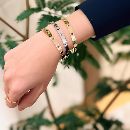 [RAFFINE]2026 RAINBOW LOVE BRACELET 6.1MM  10 DIAMONDS