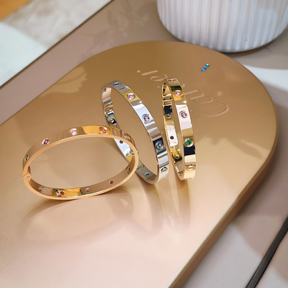 [RAFFINE]2026 RAINBOW LOVE BRACELET 6.1MM  10 DIAMONDS