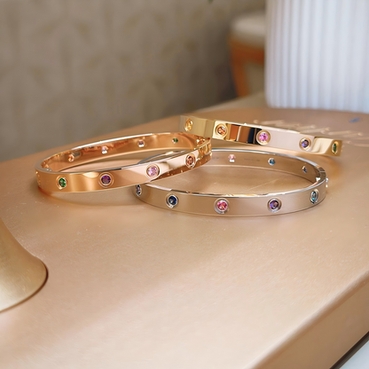 [RAFFINE]2026 RAINBOW LOVE BRACELET 6.1MM  10 DIAMONDS