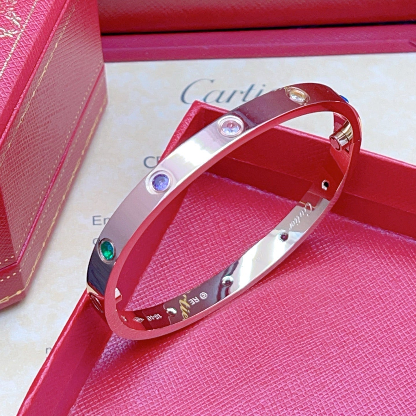 [RAFFINE]2026 RAINBOW LOVE BRACELET 6.1MM  10 DIAMONDS