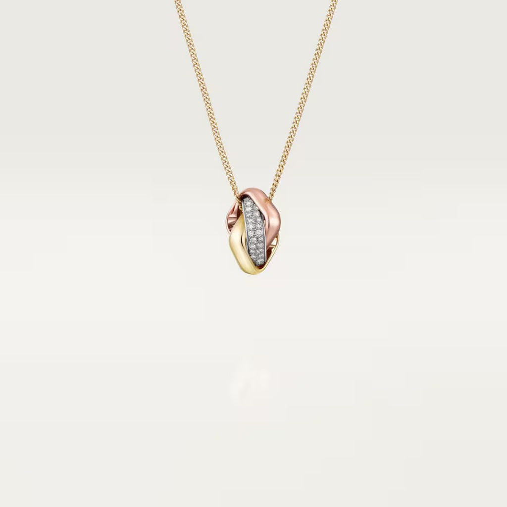 [Raffine]TRINITY CUSHION NECKLACE COLLECTION