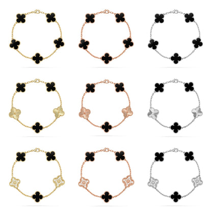 [RAFFINE] ARMBANDKOLLEKTION KLEE 5 MOTIVE ONYX