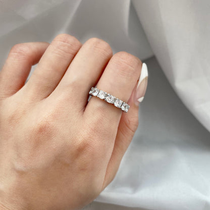 [RAFFINE]Eternity Round Cut Tennis Ring