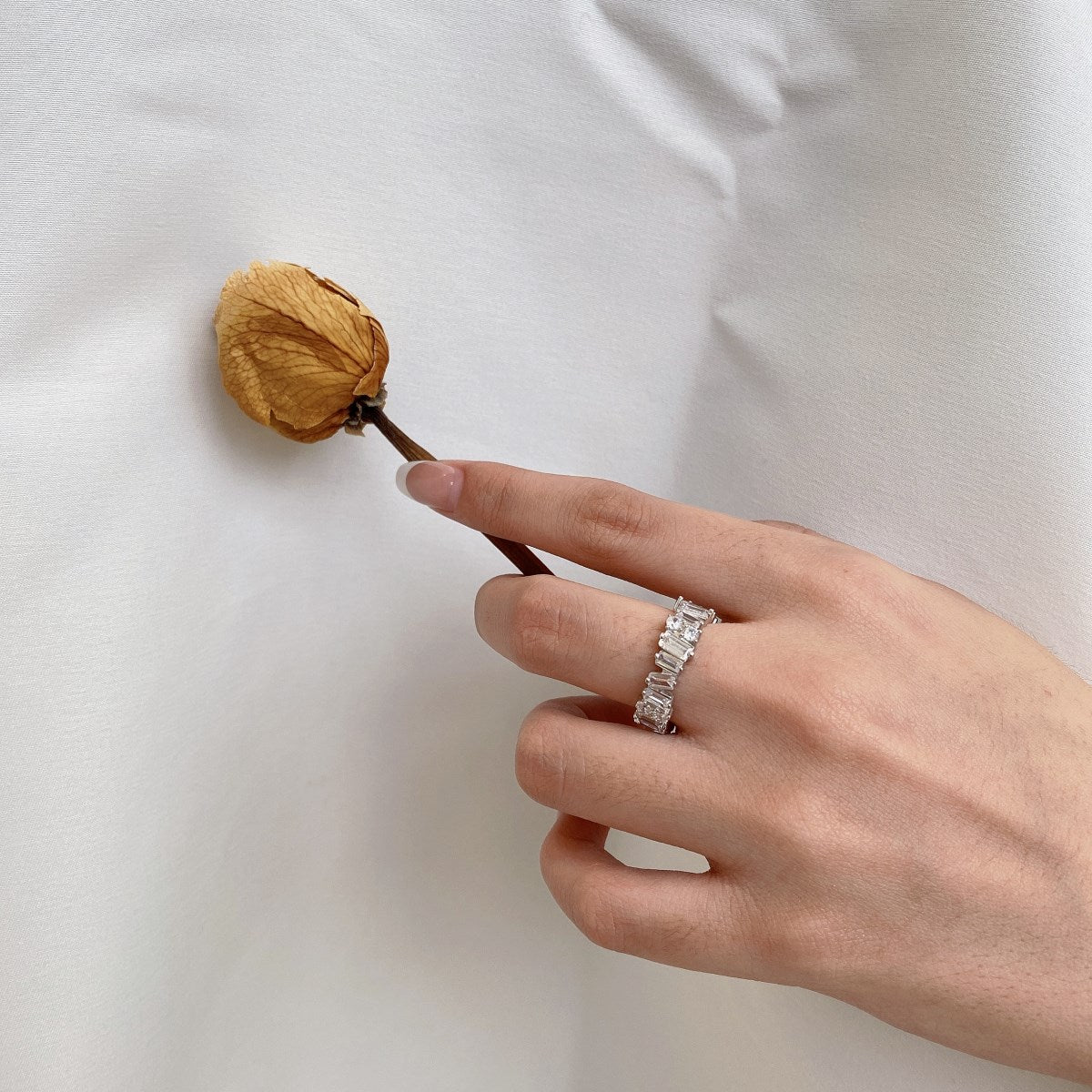 [RAFFINE]Delicate Multi Shape Tennis Ring