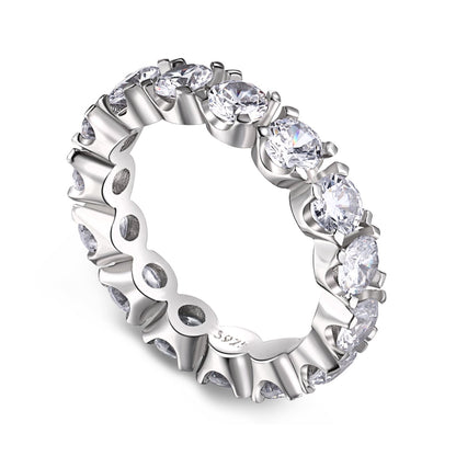 [RAFFINE]Eternity Round Cut Tennis Ring