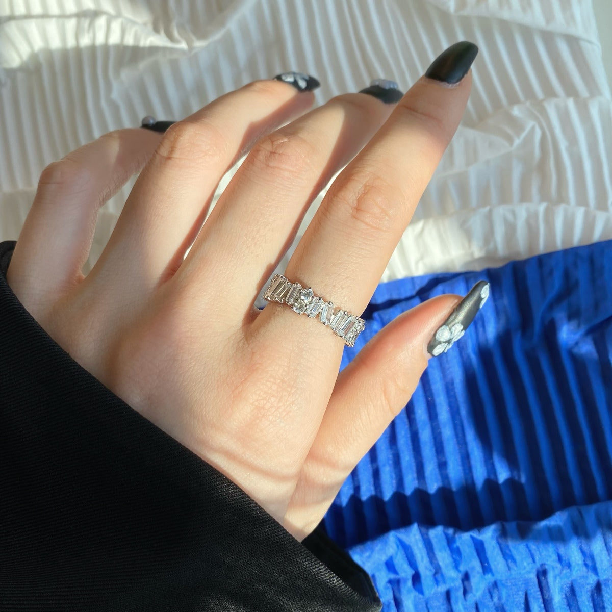 [RAFFINE]Delicate Multi Shape Tennis Ring