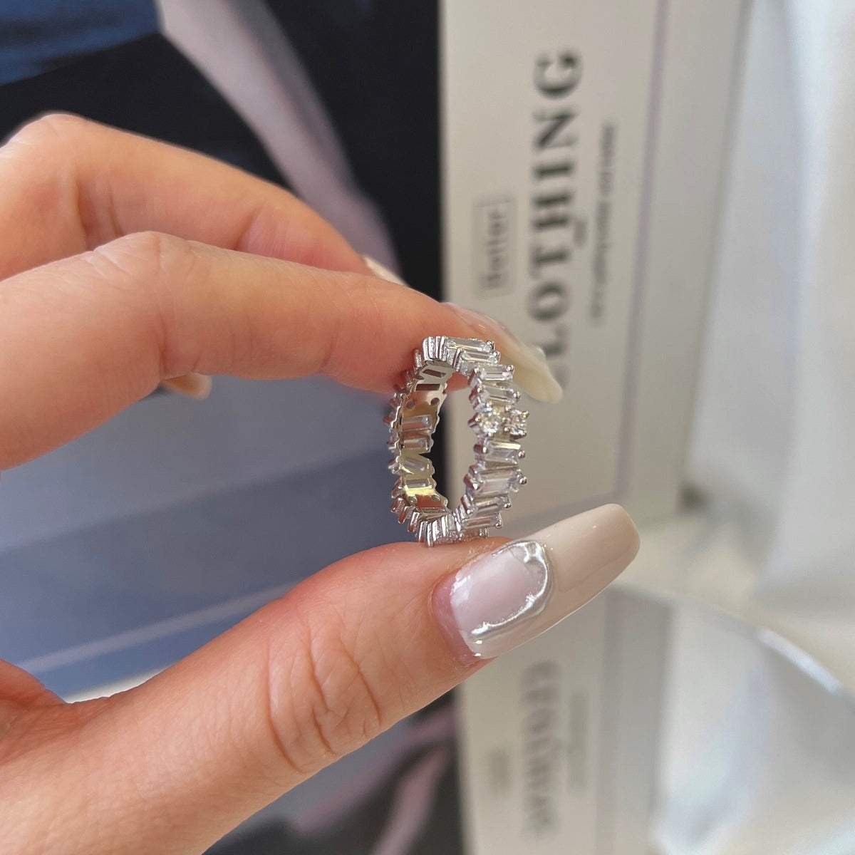 [RAFFINE]Delicate Multi Shape Tennis Ring